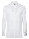 Zegna Lux Tailoring Long Sleeve Shirt In White