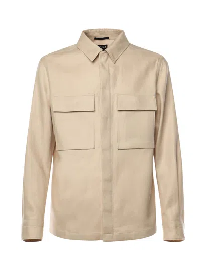 ZEGNA SHIRT WITH POCKETS