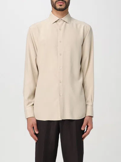 Zegna Shirt  Men In Cream