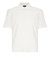 Zegna Silk Cotton Polo Shirt With Button Placket