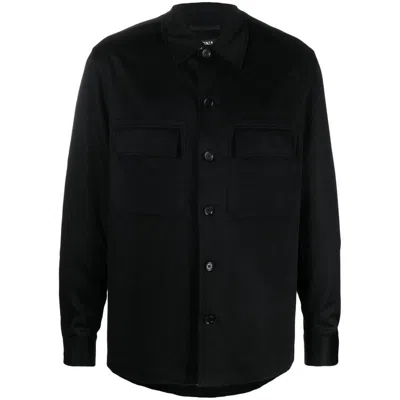 Zegna Shirts In Black