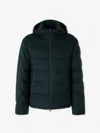 Zegna Elements Technical Cashmere Down Jacket In Green