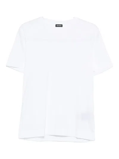 Zegna Short-sleeve T-shirt In White
