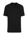 Zegna Short-sleeve Wool T-shirt In Black