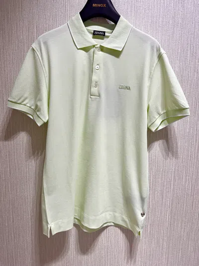 Zegna Short-sleeved Polo Shirt In White