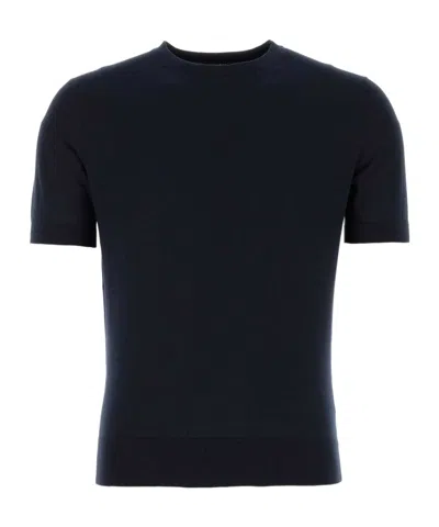 Zegna Short-sleeved Sweater In Black