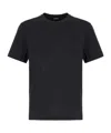 Zegna T-shirt In Cotone Blu Scuro  Uomo