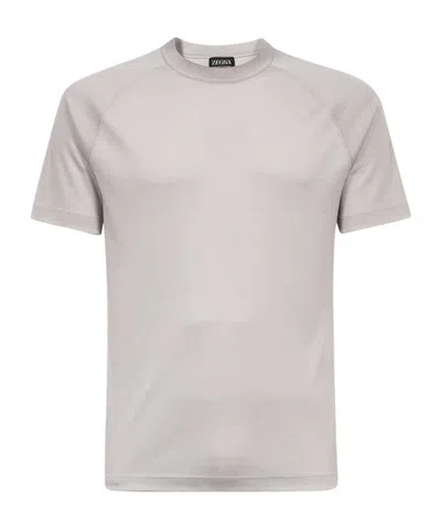 Zegna Short-sleeved T-shirt In White
