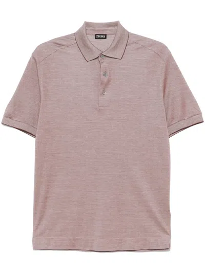 Zegna Short-sleeves Polo Shirt In Red