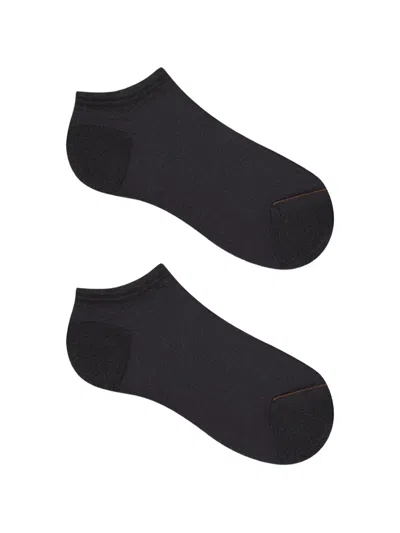 Zegna Short Socks In Black