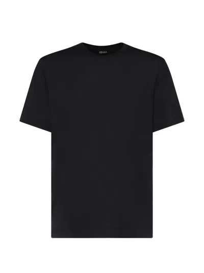 Zegna Short-sleeve T-shirt In Black