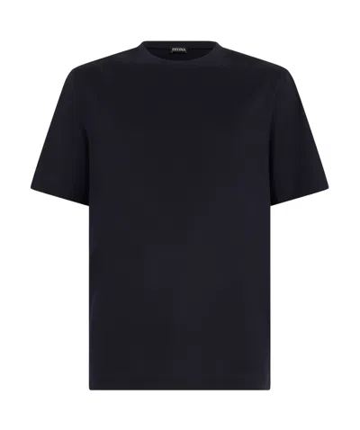 ZEGNA ZEGNA COTTON CREW-NECK T-SHIRT
