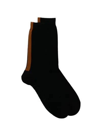 Zegna Signifier Socks In Black