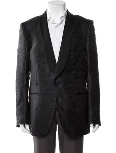 Pre-owned Zegna Silk Blazer In Multi