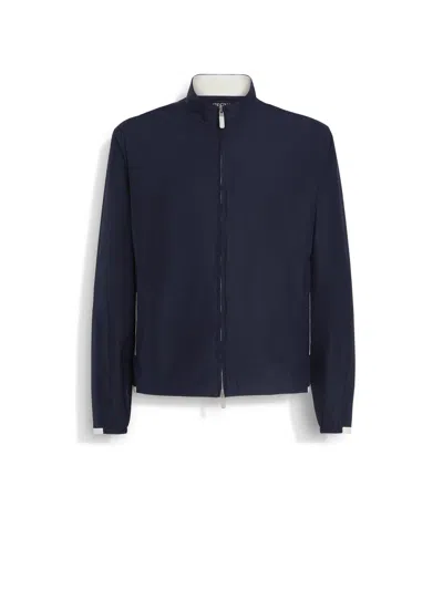 ZEGNA BLOUSON EN SOIE