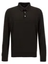 Zegna Cashseta Essential Long Sleeve Regular Fit Polo Shirt