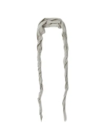 Zegna Silk Foulard In Gray