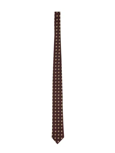 ZEGNA SILK JACQUARD TIE