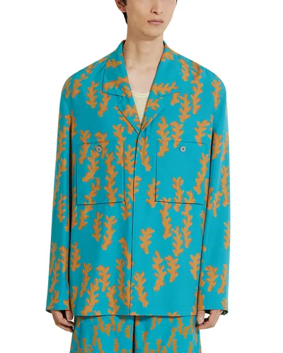 Zegna Silk Oasi Print Overshirt