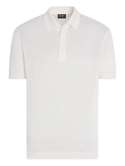 ZEGNA SILK POLO SHIRT