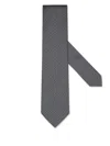 Zegna Silk Tie In 蓝色