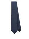 Zegna Silk Tie In Blue