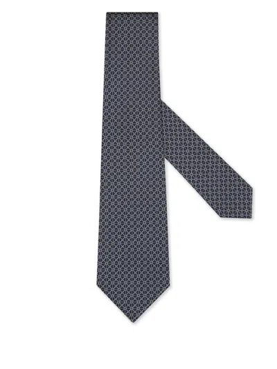Zegna Silk Tie In Multi