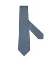 Zegna Silk Tie In Blue