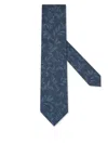 Zegna Silk Tie In Blue