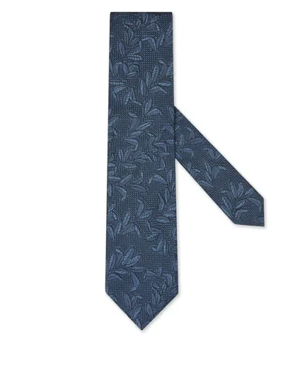 Zegna Silk Tie In Blue