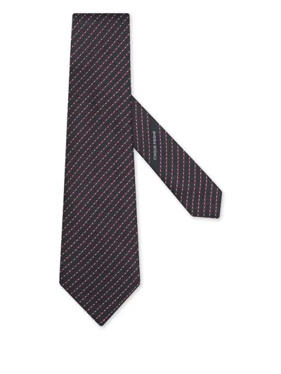 ZEGNA CINQUE PIEGHE SILK TIE