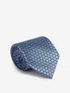 Zegna Silk Tie In Blue