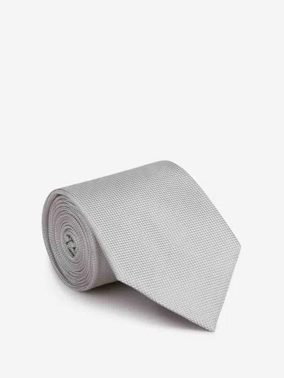 Zegna Silk Tie In Blue