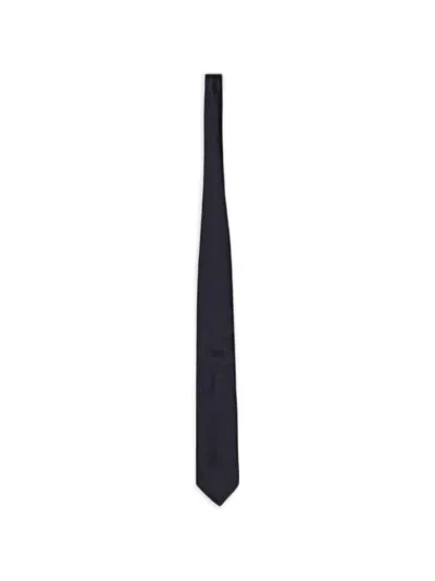 Zegna Silk Tie In Orange