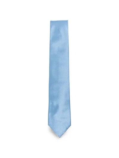 Zegna Silk Tie In Blue