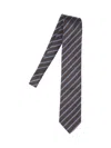 Zegna Silk Tie In Brown