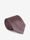 Zegna Silk Tie In Burgundy