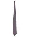 Zegna Men's Silk Tie In Grey