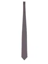 Zegna Men's Silk Tie In Grey