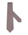 Zegna Silk Tie In Pink