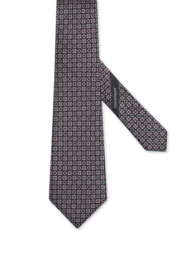 ZEGNA CINQUE PIEGHE SILK TIE