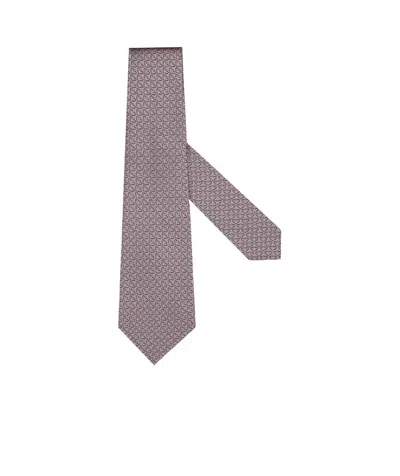 Zegna Silk Tie In Pink
