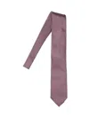 Zegna Silk Tie In Pink