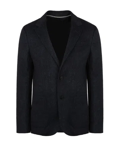 Zegna Single-breasted Blazer In Black