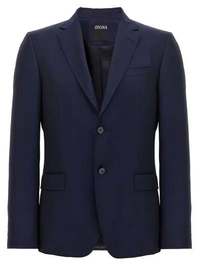 ZEGNA ZEGNA SINGLE-BREASTED BLAZER