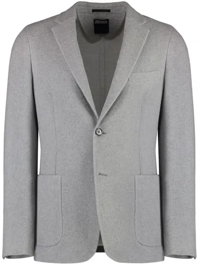 ZEGNA SINGLE-BREASTED BLAZER