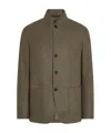 Zegna Oasi Cashmere Il Conte Chore Jacket In Green