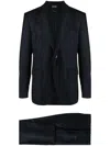 Zegna Single-breasted Checked Wool Suit In Multi