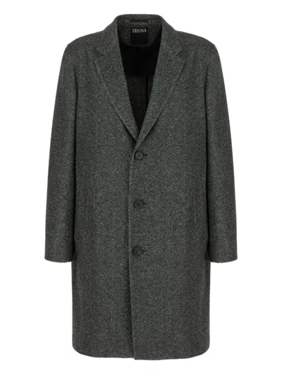 ZEGNA SINGLE-BREASTED COAT