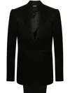 Zegna Wool Two-piece Suit In Black